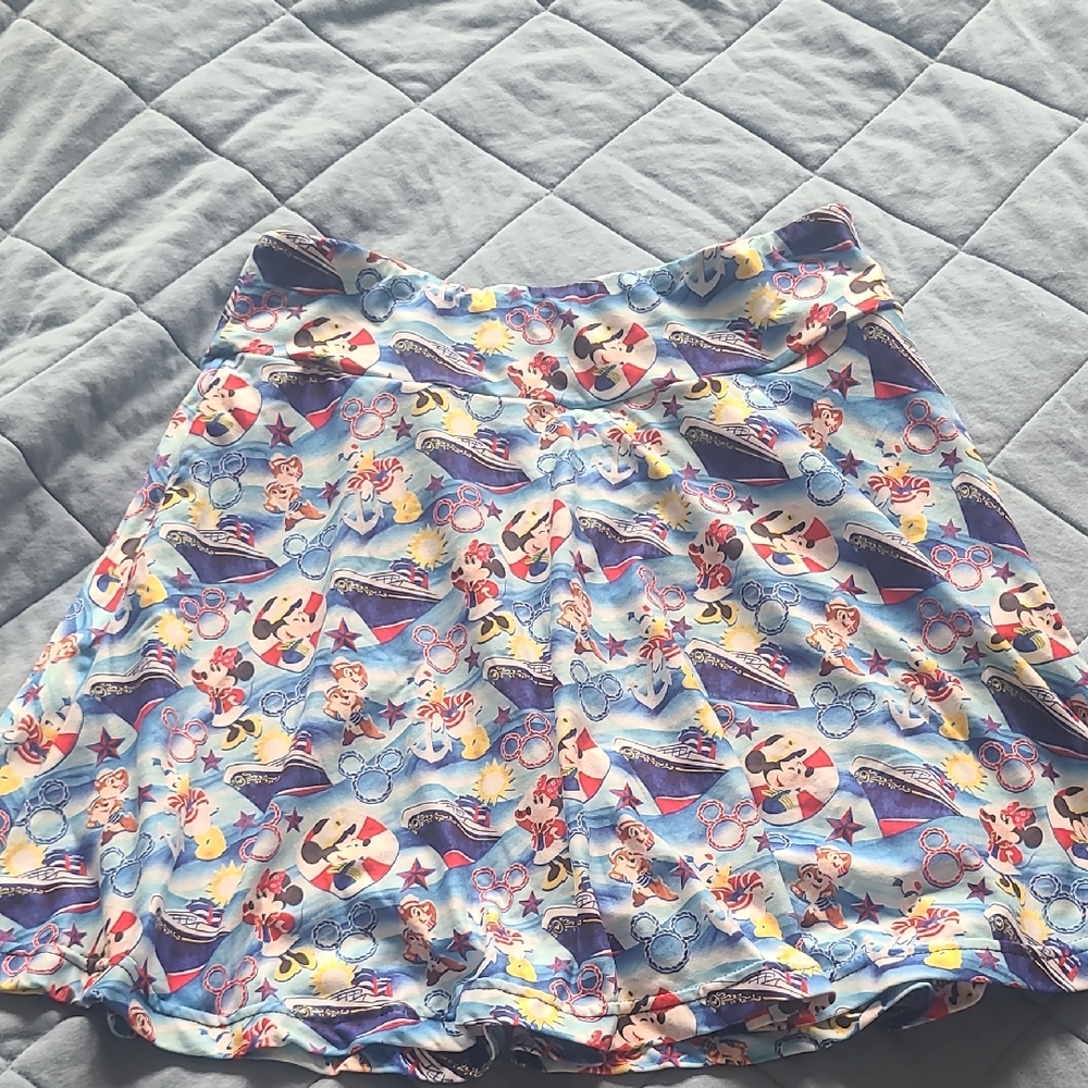 Womens Disney Cruise print Skort